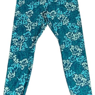 Nike ONE Luxe Women's MID-Rise Full Lenght Leggings, Anime Floral Blue, Size XL