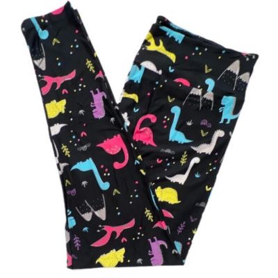 TC2 LuLaRoe Leggings- DINOSAURS, PREHISTORIC CREATURES Size 20-26 Tall & Curvy 2