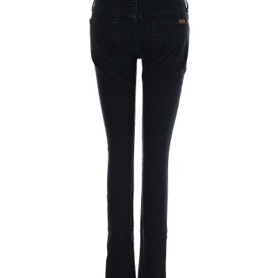 7 For All Mankind Women Black Jeggings 26W