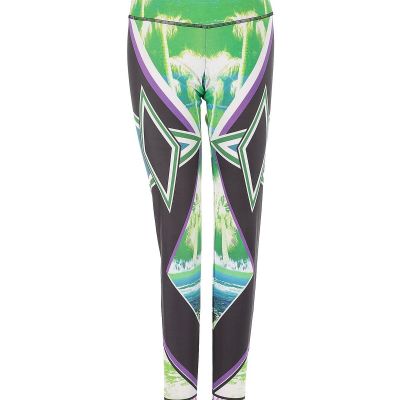 Onzie Women Green Leggings S