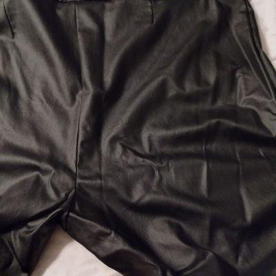 Woman's 4x Leather Like Leggings