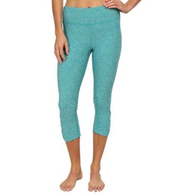 THE NORTH FACE Women’s Motivation Crop Leggings Size Small Teal Workout Yoga