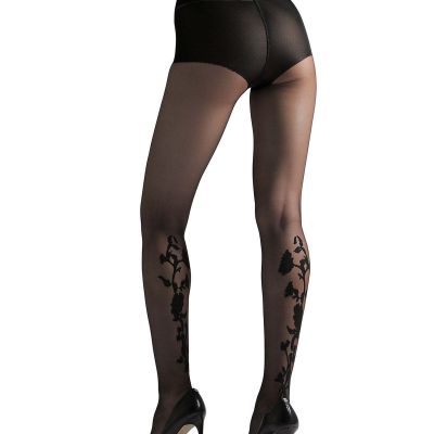 Marilyn Floral Backseam Sheer Tights