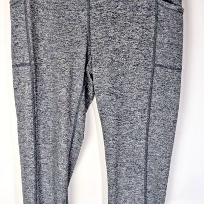 J Jill Fit Women Dark Gray Active Stretch Fit Out & About Leggings Size S