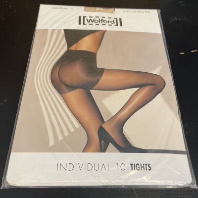 Wolford Individual 10 Size Small Tights Powder