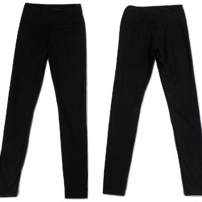 Felina Legging Women's SZ S 2 Pack Black Sueded Wide Waistband Lightweight NWOP