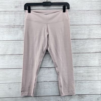 NOBULL Leggings Women’s Size M Pink Cropped Pull On Compression Workout Crossfit