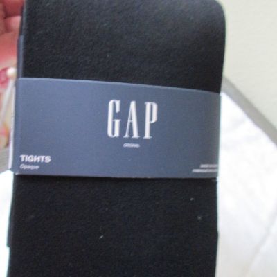 Black Footless TIGHTS Womens M/L NEW Gap Originals 2 Pr