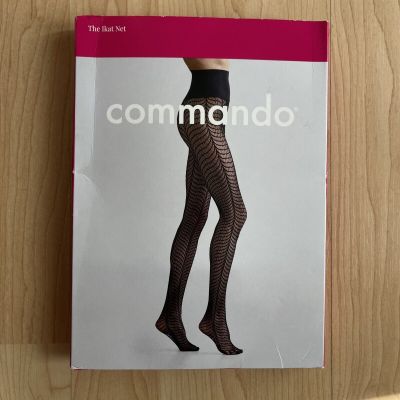 commando 295485 Women Ikat Net Tights Black Size Small