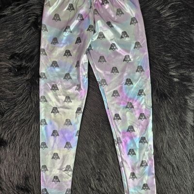 Star Wars Darth Vader Multicolor Shiny  Leggings Womens XS