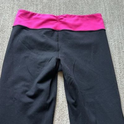 Lululemon Women's Size 6 Pink Gather & Crow Crop Yoga Leggings