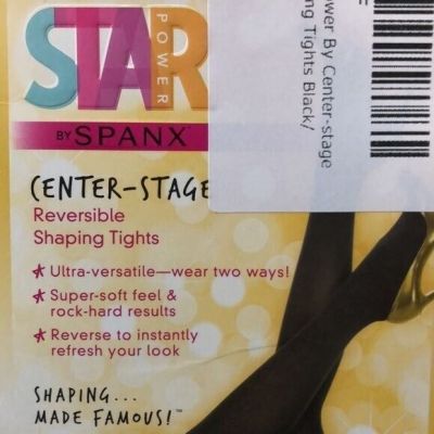 Star Power by Spanx Reversible Shaping Tights, size A in Java