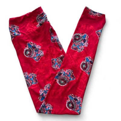 Women's One Size Lularoe Camera Print Leggings