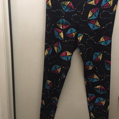 Lularoe T/C Leggings with Kite Design