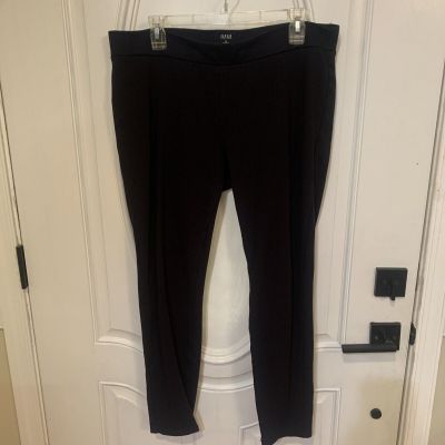 ANA Black Stretch Pull-On Leggings X Large 36x 28