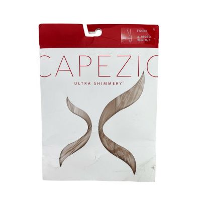 Capezio Ultra Shimmery Lustrous Semi-Opaque Tights Size Medium/Small Footed