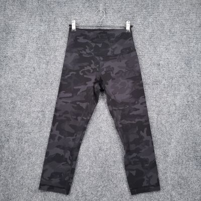 Lululemon Leggings Womens 6 Gray Camo Align Crop 21