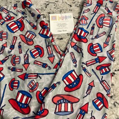 LLR One size 4th of July Collection Uncle Sam Hat and Fireworks