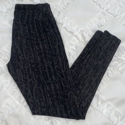 The Limited Black & Gray Print Fashion Leggings Size Small