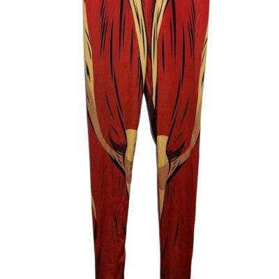 Ripple Junction Attack On Titan Cosplay Leggings Medium Hot Topic Orange Red New