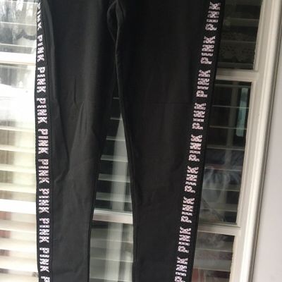 NWT Victoria's Secret Pink Logo Yoga Leggings small