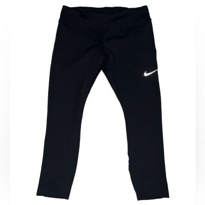 Nike Running Fast Women Cropped Legging Black Size L