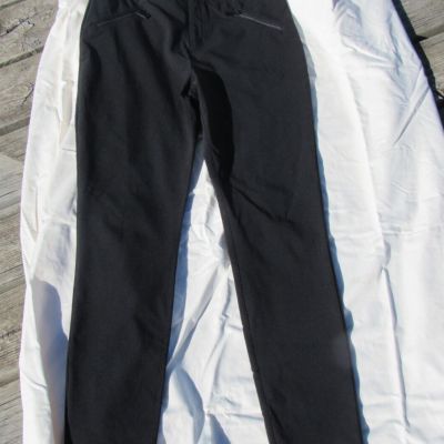 ALP N ROCK Women's GENEVA TECHNO PANTS BLACK M SNAP STRETCH NICE CONDITION SKI