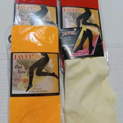 Woman Tights One Size 4 Pairs