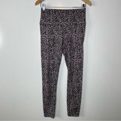 Varley Let’s Move High Waist Brushed Leopard Print Leggings Medium