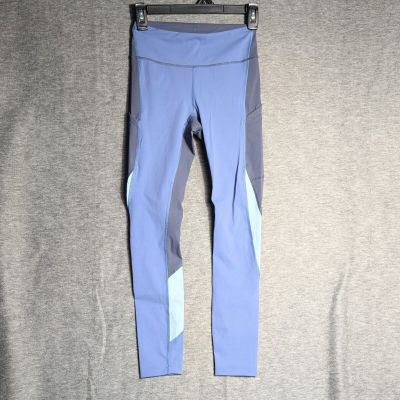 Outdoor Voices Superfoam 7/8 Leggings Size XS Denim Dark Light  Blue