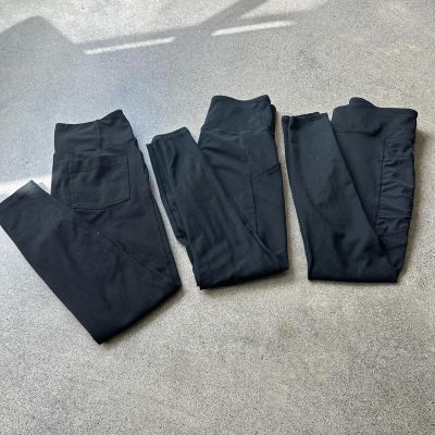 LOT / BUNDLE Premium Leggings Black Size S