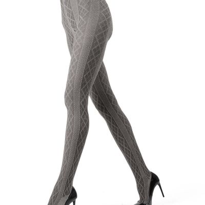 Juneau Diamonds Cotton Blend Sweater Tights