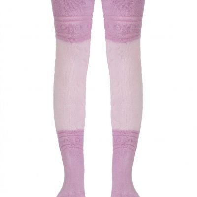 #6?-17??(251) - Sof-tiki Conte-Kids Cotton Terry Tights 0/12m.