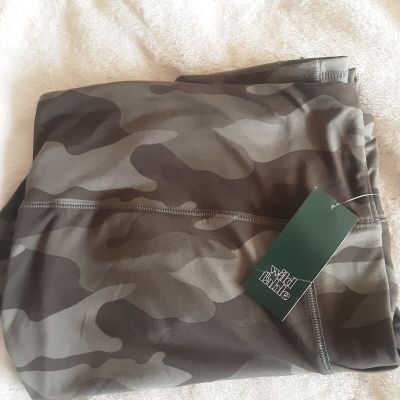 Wild Fable Women's Plus Size 4X Camo Leggings High Waisted Ultra Soft Green
