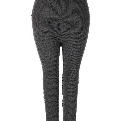 Fashion Nova Women Gray Leggings 2X Plus