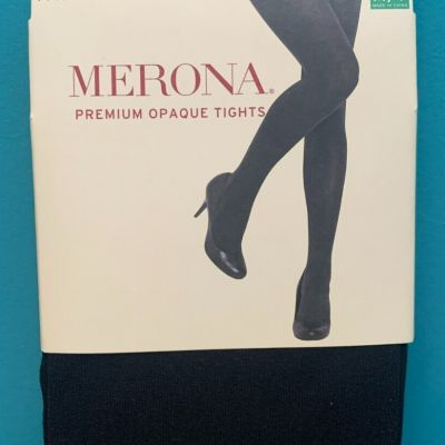 Merona Premium Opaque Control Top Tights - Women's M/T, Black