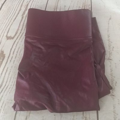 Shiny Leggings Maroon