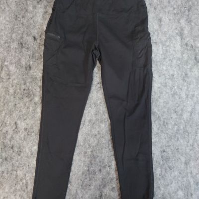 Carhartt Fitted Leggings Womens 12/14 Black Utility Force Midweight Pockets