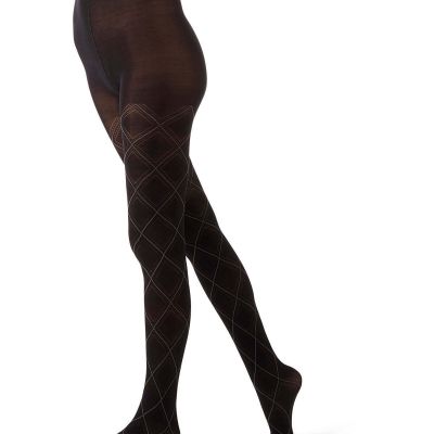 Women's Feminine Diamond Fashion Tights