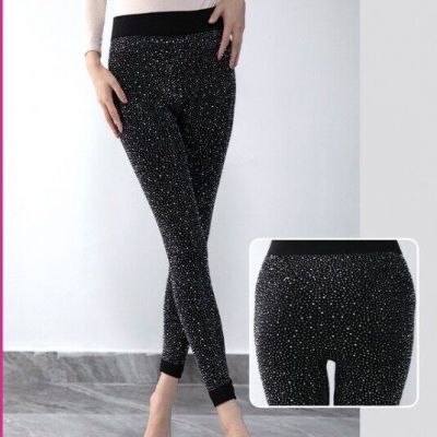 RHINESTONE STUDDED LEGGINGS