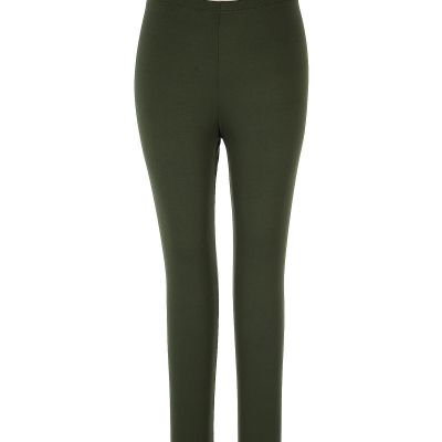 Just Be... Women Green Leggings 1X Plus