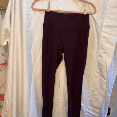 Victoria s Secret Women s Size: 6/170/68A (Small) Burgundy Active Leggings