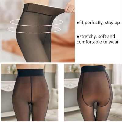 Sheer Fleece Lined Tights Viral Tights Warm Winter