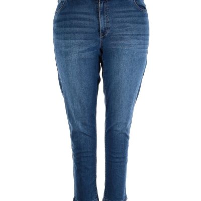 Assorted Brands Women Blue Jeggings 18 Plus