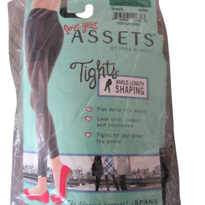Spanx Love your Assets Ankle Length Black Shaping Tights Size 3 849B