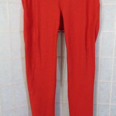 Ivy Park Red/Black Polyester/Elastane Yoga Leggings Workout Woman Pant's Size M