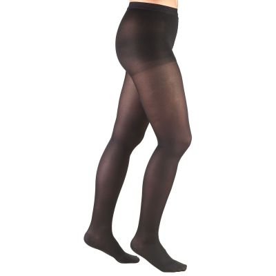 Truform Women's Pantyhose: 20-30 mmHg L BLACK (0365BL-L)