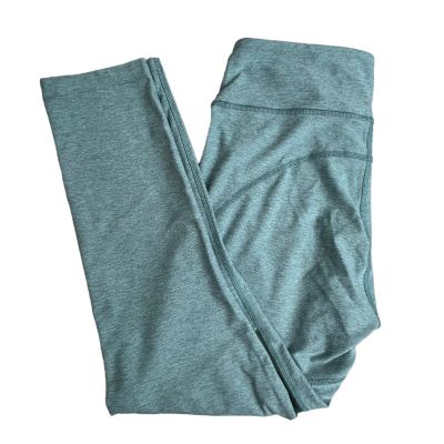 Outdoor Voices Womens Green Colorblock Mid Rise 7/8 Leggings Medium