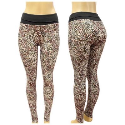 Victorias Secret Animal Print Fitted Fashion Legging XSmall Multicolored