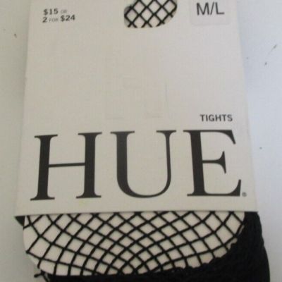 Hue fishnet Tights size Medium/Large Black